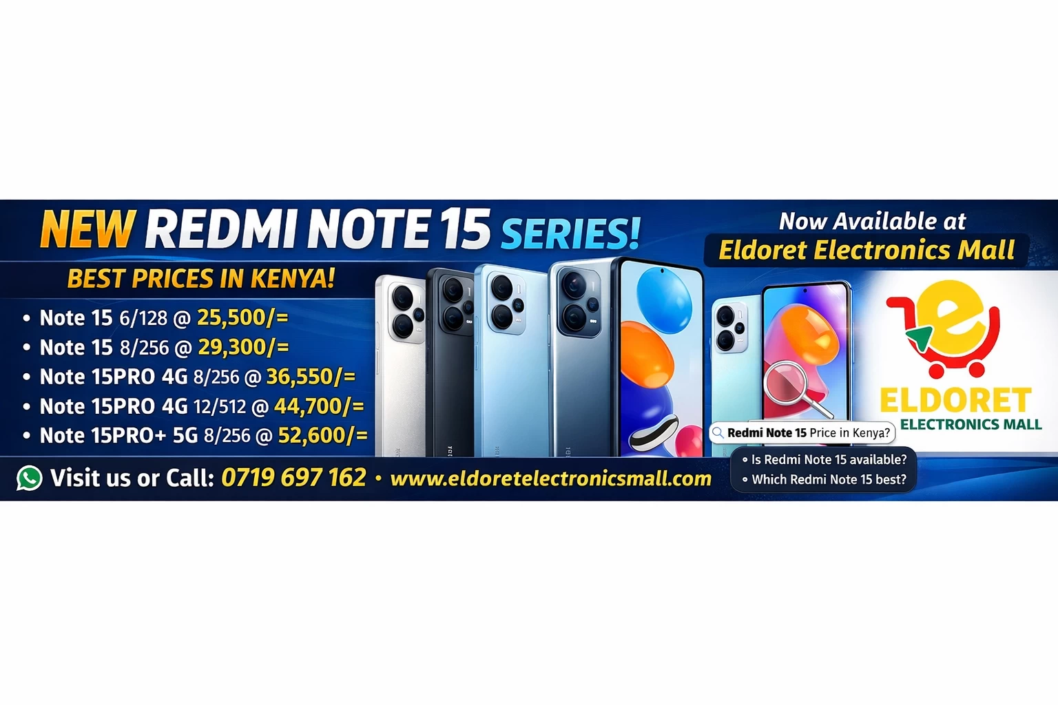 Redmi Note 15 Series in Kenya: Full Prices, Models and Buying Guide